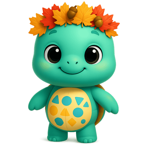 Sunny wearing a leaf crown